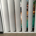 Aerofoil aluminum extrusion louver shutter